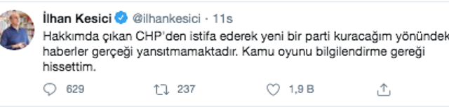 CHP'den istifa edip parti mi kuracak? İlhan Kesici konuştu - Resim: 0
