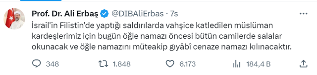 Filistin'de katledilen Müslümanlar için gıyabi cenaze namazı kılınacak - Resim: 0