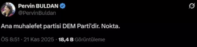 Pervin Buldan'dan CHP'yi kızdıracak sözler! Önce paylaştı sonra sildi - Resim: 0