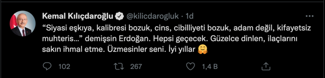 Kemal Kılıçdaroğlu'ndan Cumhurbaşkanı Erdoğan'a cevap geldi! İyi seneler diledi... - Resim: 0