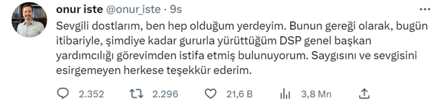 DSP fena karıştı! 3 genel başkan yardımcısı birden istifa etti! Şok suçlamalar... - Resim: 0