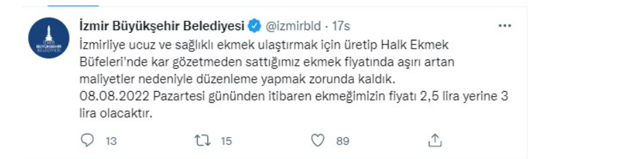 Halk Ekmek fiyatlarına zam geldi! Yeni fiyat açıklandı! Pazartesi günü geçerli olacak - Resim: 0
