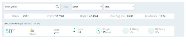 50 dereceyi gördü! Türkiye tarihinin sıcaklık rekoru o ilde kırıldı! - Resim: 0