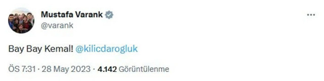 Mustafa Varank mesajı patlattı: Bay Bay Kemal - Resim: 0