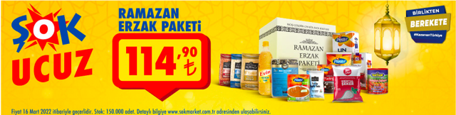 ŞOK erzak kolisi içinde neler var 2022 Ramazan kolisinde sıvı yağ var mı? - Resim: 0