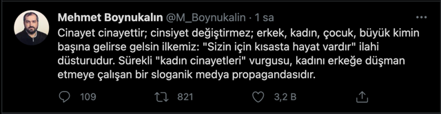 Ayasofya Baş İmamı Mehmet Boynukalın'dan tepki çeken 'kadın cinayeti' paylaşımı! - Resim: 0