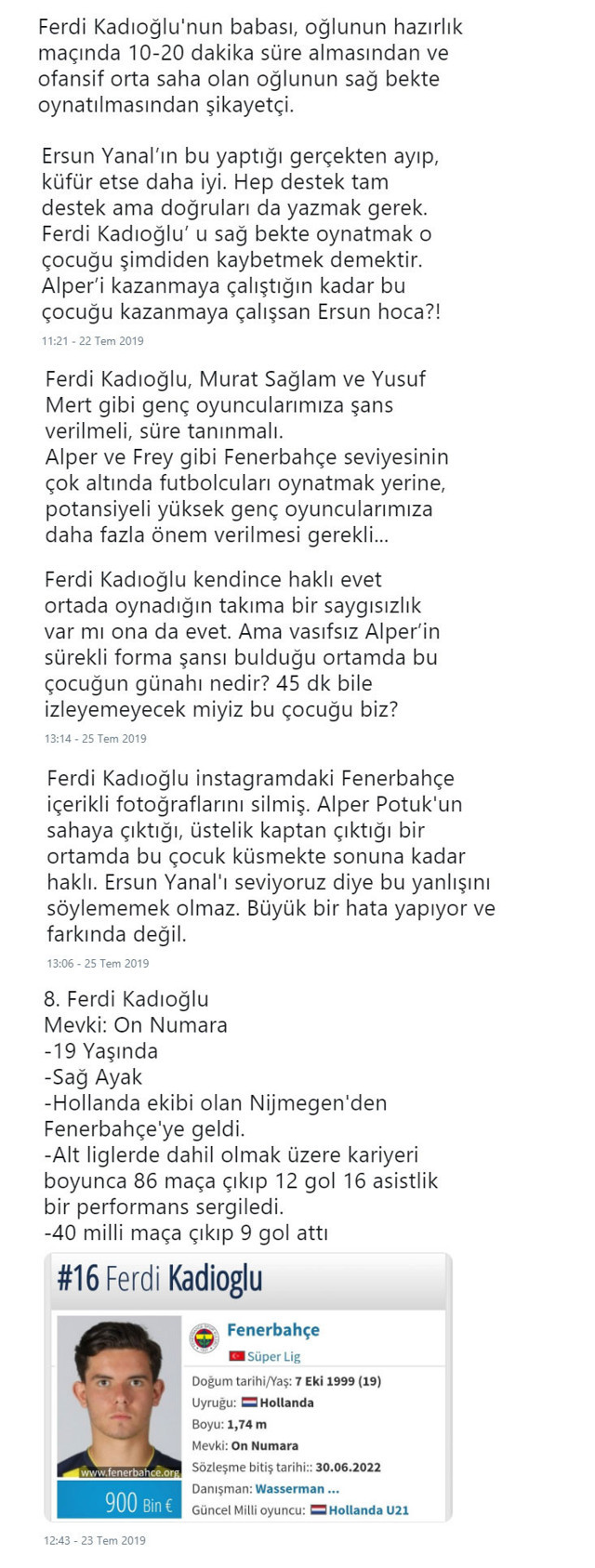 Fenerbahçeliler Ersun Yanal'ı topa tuttu: Bu yaptığı ayıp küfür etse daha iyi - Resim: 4