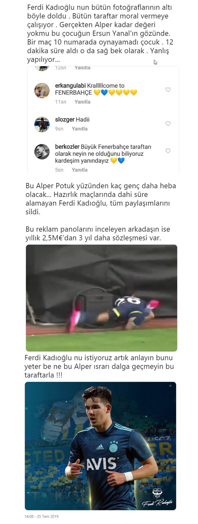 Fenerbahçeliler Ersun Yanal'ı topa tuttu: Bu yaptığı ayıp küfür etse daha iyi - Resim: 5