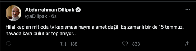 Abdurrahman Dilipak Akit'ten ayrılınca hali tavrı değişti! 15 Temmuz, Hilal Kaplan ve MİT çıkışı olay... - Resim: 1