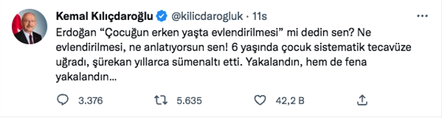Kemal Kılıçdaroğlu'ndan Cumhurbaşkanı Erdoğan'a: Yakalandın, hem de fena yakalandın! - Resim: 0