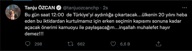 Tanju Özcan Türkiye'yi erken seçime götüreceğini iddia etti! 11 milletvekili istifa ederse... - Resim: 0