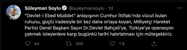 İçişleri Bakanı Süleyman Soylu'dan MHP lideri Devlet Bahçeli'ye teşekkür - Resim: 0