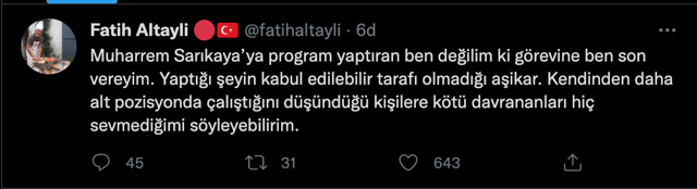 Fatih Altaylı isyan etti! Habertürk'ün yöneticisi değilim ki Muharrem Sarıkaya'yı kovayım! - Resim: 1