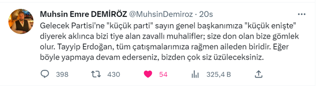 Gelecek Partisi'nden "üzerimize daha fazla gelirseniz Erdoğan'ın yanına geçeriz" mesajı - Resim: 1