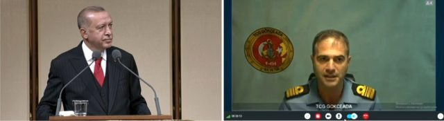 Cumhurbaşkanı Erdoğan, 29 Ekim resepsiyonunda 4 ayrı yere canlı bağlantı yaptı - Resim: 0