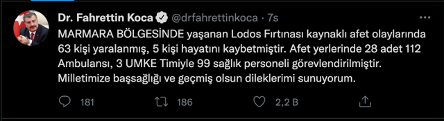 Sağlık Bakanı Fahrettin Koca açıkladı! 5 kişi öldü 63 kişi de yaralandı - Resim: 0