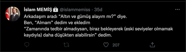 İslam Memiş uyardı! Ben olsam bu fiyattan altın almam gram altın fiyatı düşecek - Resim: 0