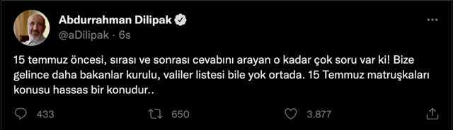 Abdurrahman Dilipak Akit'ten ayrılınca hali tavrı değişti! 15 Temmuz, Hilal Kaplan ve MİT çıkışı olay... - Resim: 0