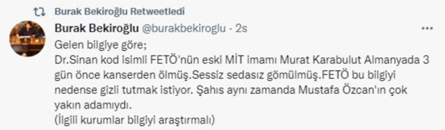 FETÖ'nün MİT imamı öldü! Firari Önder Aytaç iddiaları doğruladı! FETÖ'cüler bilgi nasıl sızdı kavgasına tutuştu - Resim: 1
