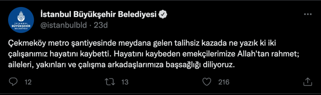 İstanbul'da metro inşaatında feci kaza! İki işçi hayatını kaybetti - Resim: 0