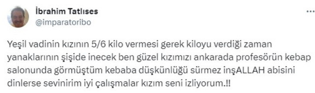 İbrahim Tatlıses'ten Beren Gökyıldız'a olay kilo yorumu! Serap Paköz çıldırdı: "Şiddete meyilli eli dursa ağzı durmaz" - Resim: 0