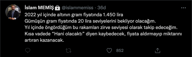 İslam Memiş'ten bomba altın tahmini! Önce 'dip' yapacak sonra gram altın 1450 lira olacak! - Resim: 0