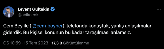 Levent Gültekin 'Beni cumhurbaşkanı adayı yapmak istedi' dedi! Cem Boyner 'tanışmıyoruz bile' dedi - Resim: 0