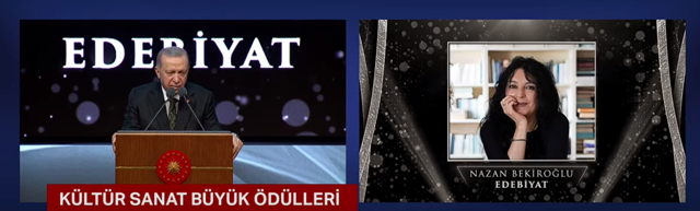 Cumhurbaşkanı Erdoğan, Kültür Sanat Büyük Ödülleri Töreni'nde Gazze'yi unutmadı: 2024 zalimin ceza aldığı yıl olacaktır - Resim: 2