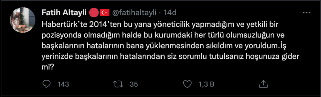 Fatih Altaylı isyan etti! Habertürk'ün yöneticisi değilim ki Muharrem Sarıkaya'yı kovayım! - Resim: 0
