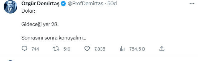 Özgür Demirtaş'tan bomba dolar iddiası yükseliş nereye kadar devam edecek? - Resim: 1