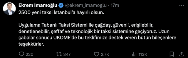 UKOME toplantısında karar çıktı! İstanbul'da taksilerde yeni dönem - Resim: 0