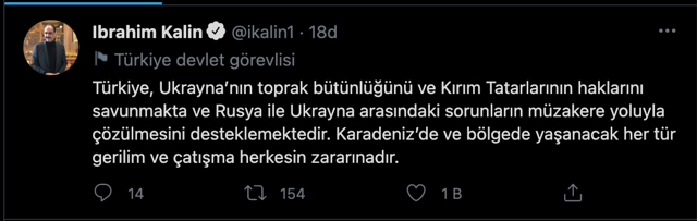 Cumhurbaşkanlığı Sözcüsü İbrahim Kalın'dan Ukrayna açıklaması - Resim: 0