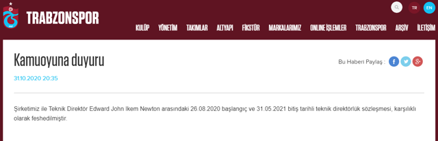 Trabzonspor'da Eddie Newton ile yollar ayrıldı - Resim: 0