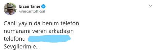 Ercan Taner Fatih Altaylı'nın telefonunu Twitter'da ifşa etti - Resim: 2