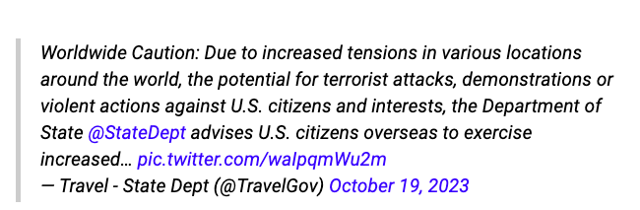ABD Dışişleri Bakanlığı'ndan seyahat uyarısı: Tetikte olun - Resim: 0