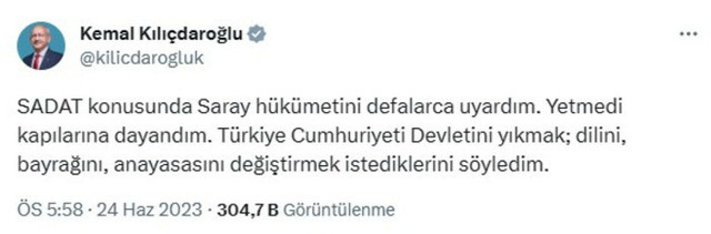 Kemal Kılıçdaroğlu: Rusya'nın Wagner'i, Türkiye'nin SADAT'ıdır - Resim: 0