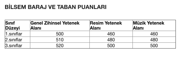 BİLSEM puan hesaplaması nasıl yapılır 2020 - Resim: 0