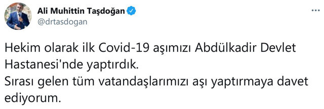 Koronavirüs aşısı yaptıran MHP Milletvevekili Ali Muhittin Taşdoğan Covid 19'a yakalandı - Resim: 0
