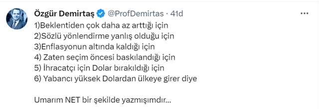 Özgür Demirtaş açıkladı! Faiz yükseltildiği halde dolar neden artıyor? - Resim: 0