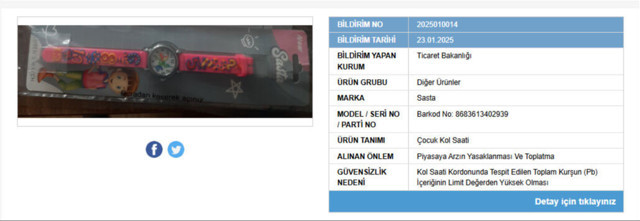 Çocuklarınızı bu üründen uzak tutun! Bakanlık yasakladı, piyasadan toplatılıyor - Resim: 0