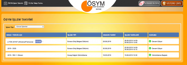 DGS ne zaman 2019 DGS sınav giriş yeri sorgulama ÖSYM - Resim: 0