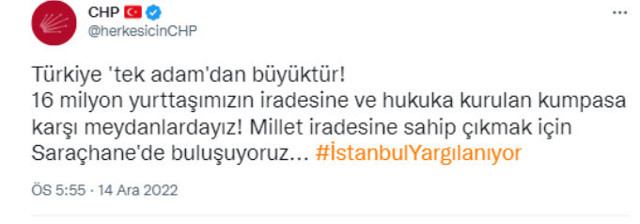 CHP’den Saraçhane çağrısı: Meydanlardayız... - Resim: 0