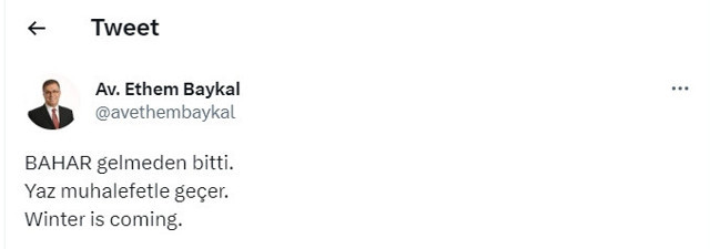 Seçim sonrası Meral Akşener'e istifa çağrısı! "Bahar gelmeden bitti, Winter is coming" - Resim: 0