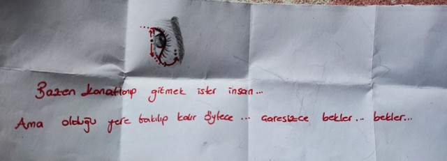 Ölen genç kızın okul çantasından çıkan not yürekleri dağladı - Resim: 0