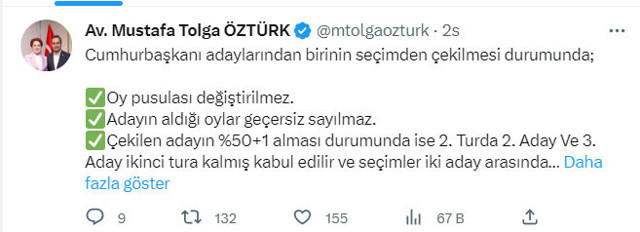 Muharrem İnce adaylıktan çekildi İYİ Parti'nin YSK Temsilcisi açıkladı! Oylar geçersiz mi sayılacak? - Resim: 0