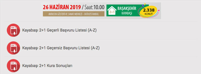 TOKİ İstanbul kuraları sonuçları açıklandı sıralı tam liste - Resim: 0
