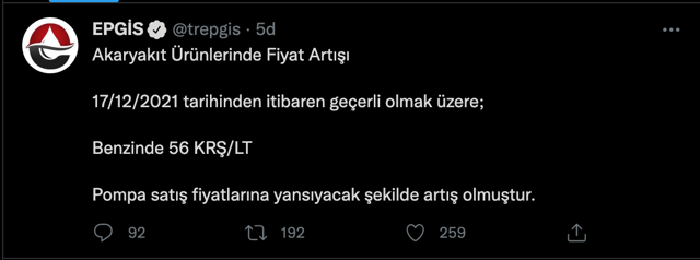 Benzine kallavi zam! Bu gece yarısı 56 kuruş zamlanacak - Resim: 0