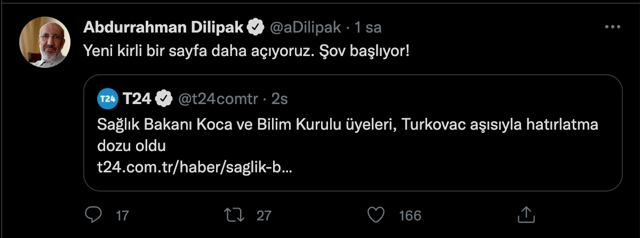 Abdurrahman Dilipak yerli aşı TURKOVAC'a savaş açtı! 'Bakan Koca'nın yaptığı biyolojik intihar' - Resim: 0