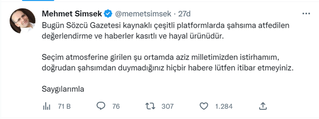 Mehmet Şimşek'ten açıklama var! "Erdoğan çağırsa da Bakanlığa geri dönmem!" dedi mi? - Resim: 0