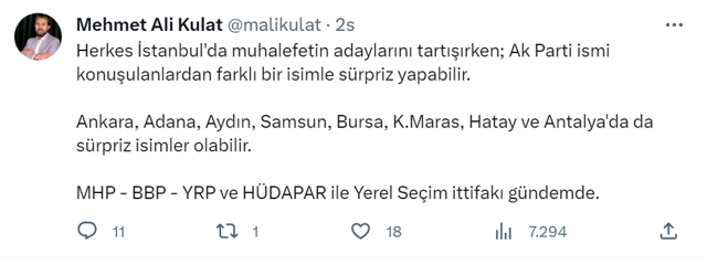 Ünlü anketçiden AK Parti kulisi! İstanbul için sürpriz aday kim? Cumhur İttifakı sürecek - Resim: 0